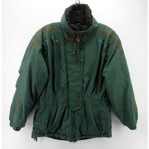 VINTAGE Obermeyer Jacket 6 Petites Ski Coat Embroidered 90s Logo *